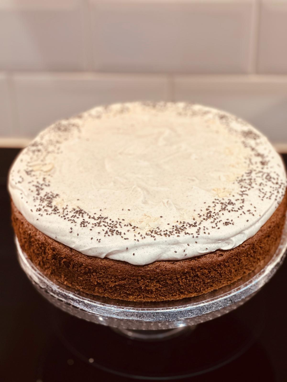 Chia banana cake