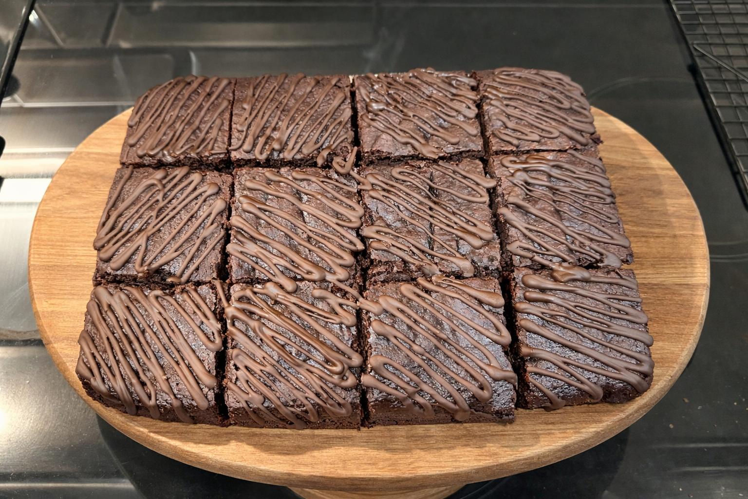 Sweet potato teff brownies